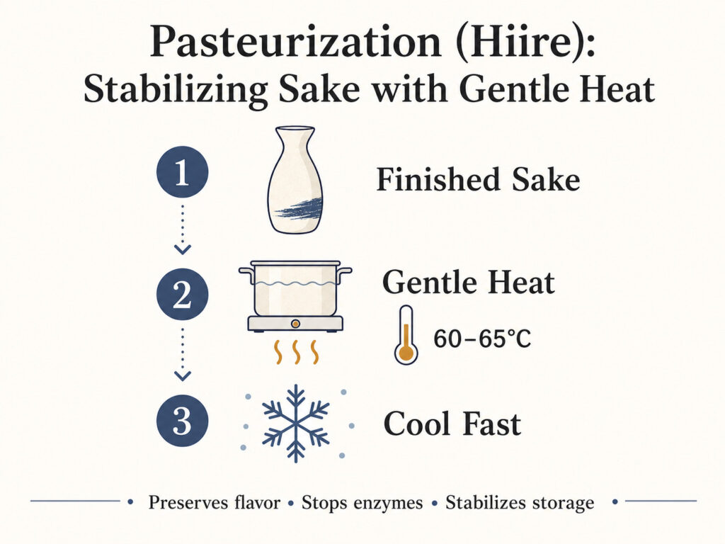 What Is Pasteurization in Sake Brewing?