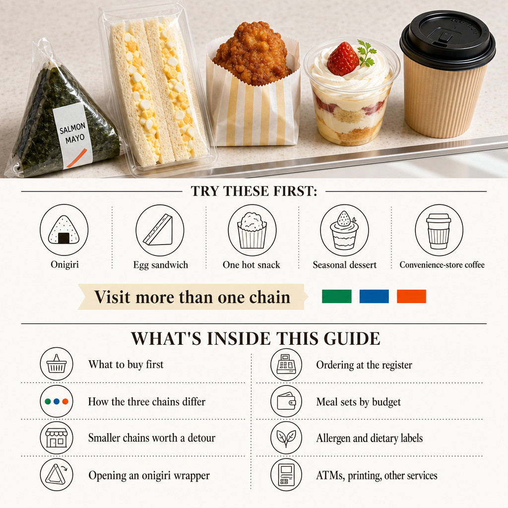 what to buy at a Japanese convinience store