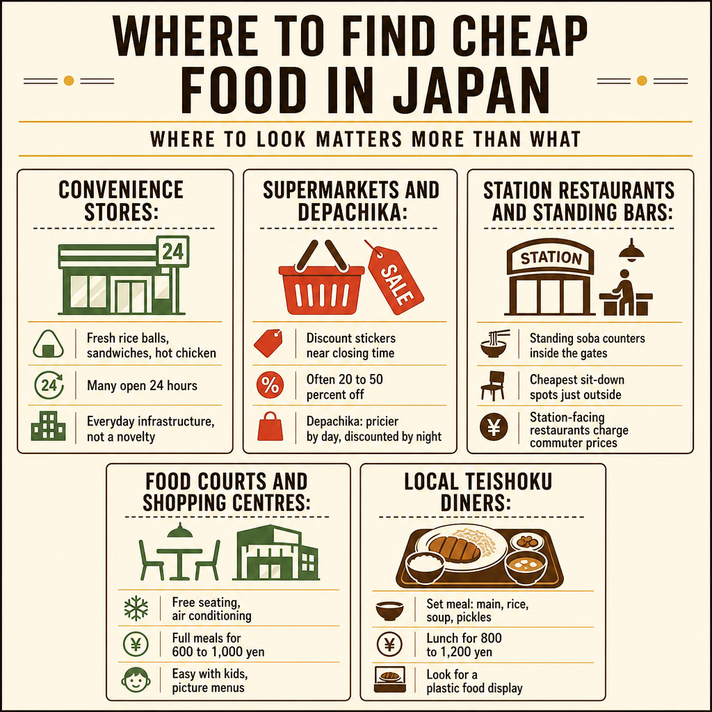 Where to Find Cheap Food in Japan