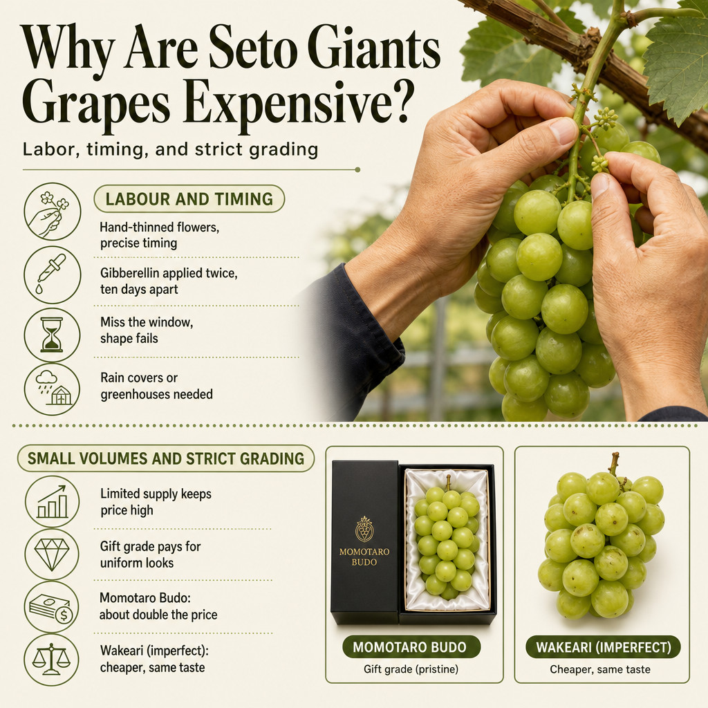 Why Are Seto Giants Grapes Expensive?