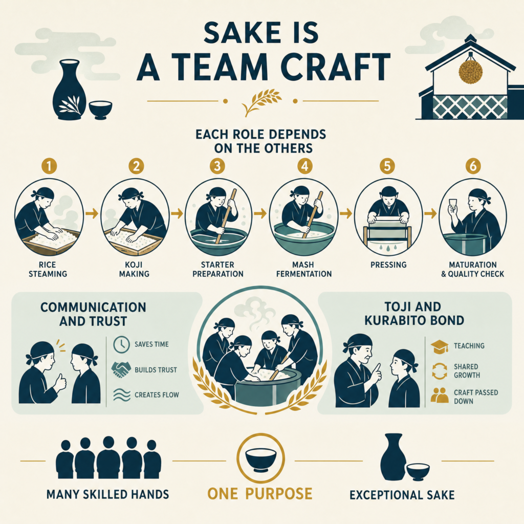 Why Sake Is a Team Craft
