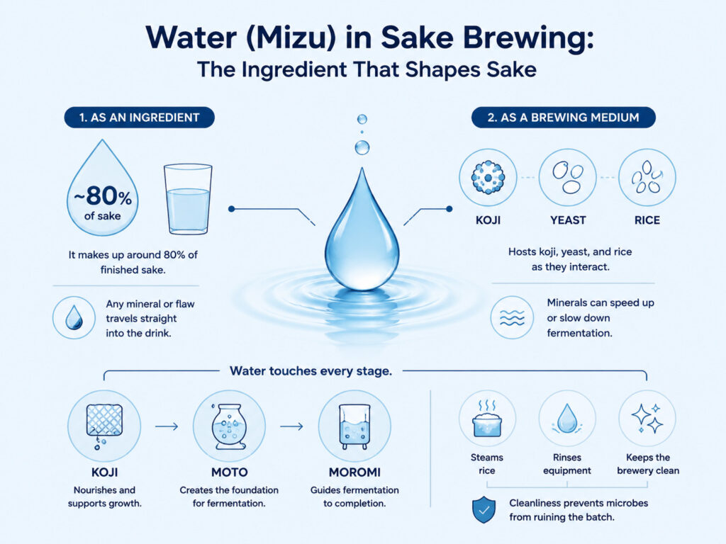 Why Water Matters in Sake Brewing