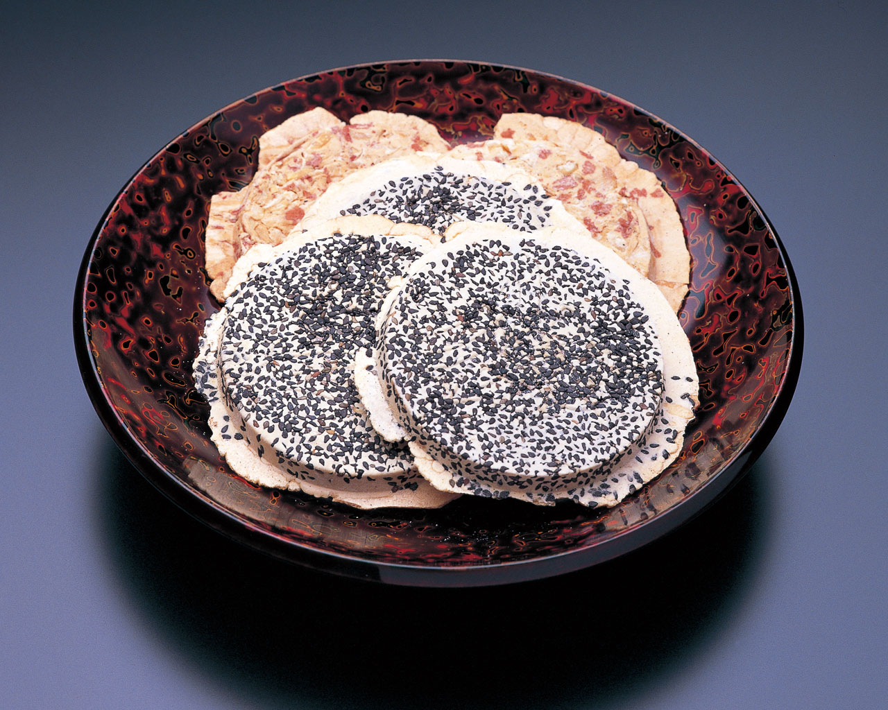 Nanbu senbei, round wheat crackers from the old Nanbu domain