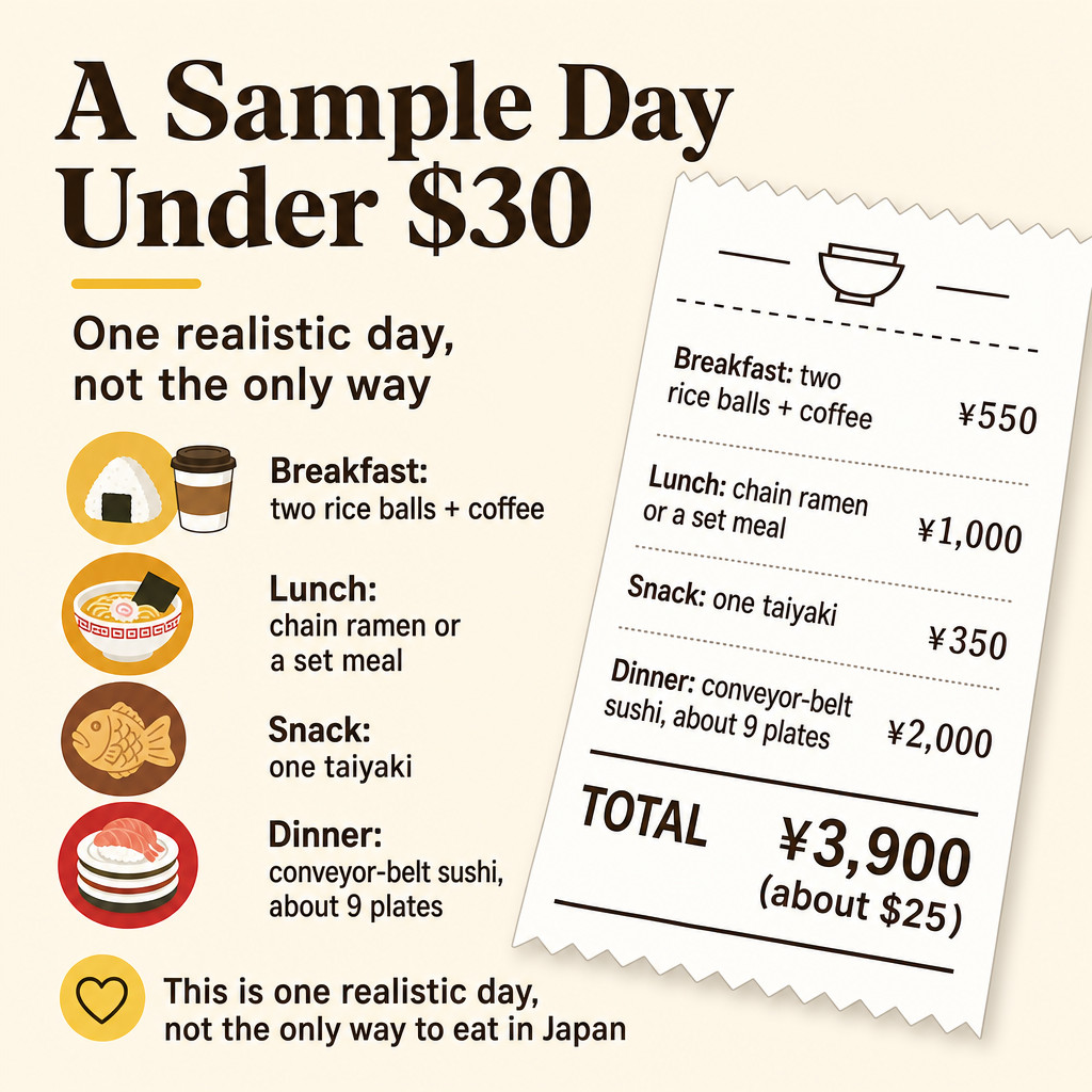 A Sample Day Under $30