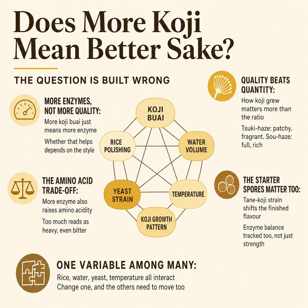 Does More Koji Mean Better Sake?