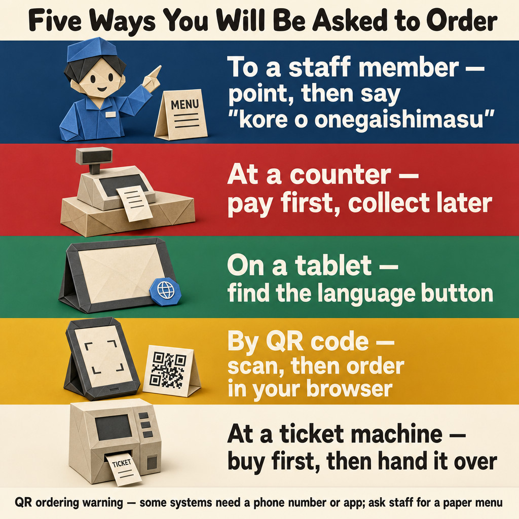 Five Ways You Will Be Asked to Order