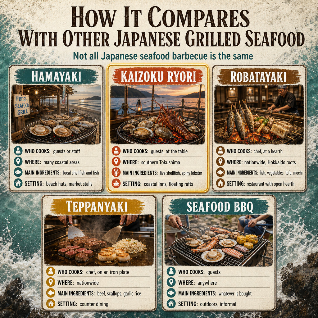 How It Compares with Other Japanese Grilled Seafood