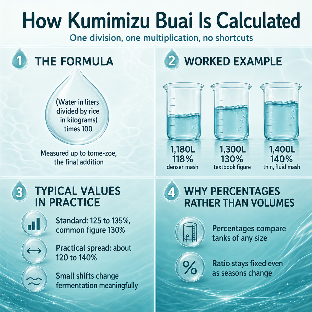 How Kumimizu Buai Is Calculated