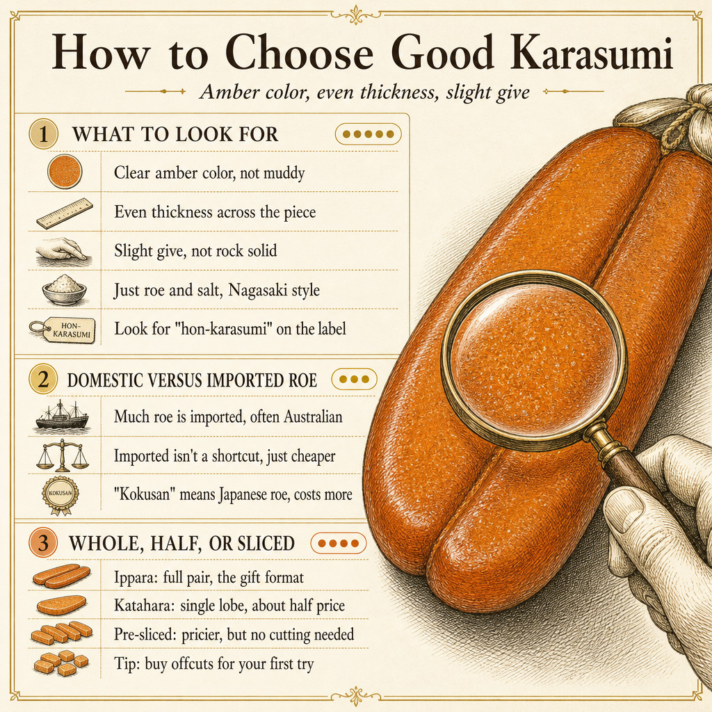How to Choose Good Karasumi