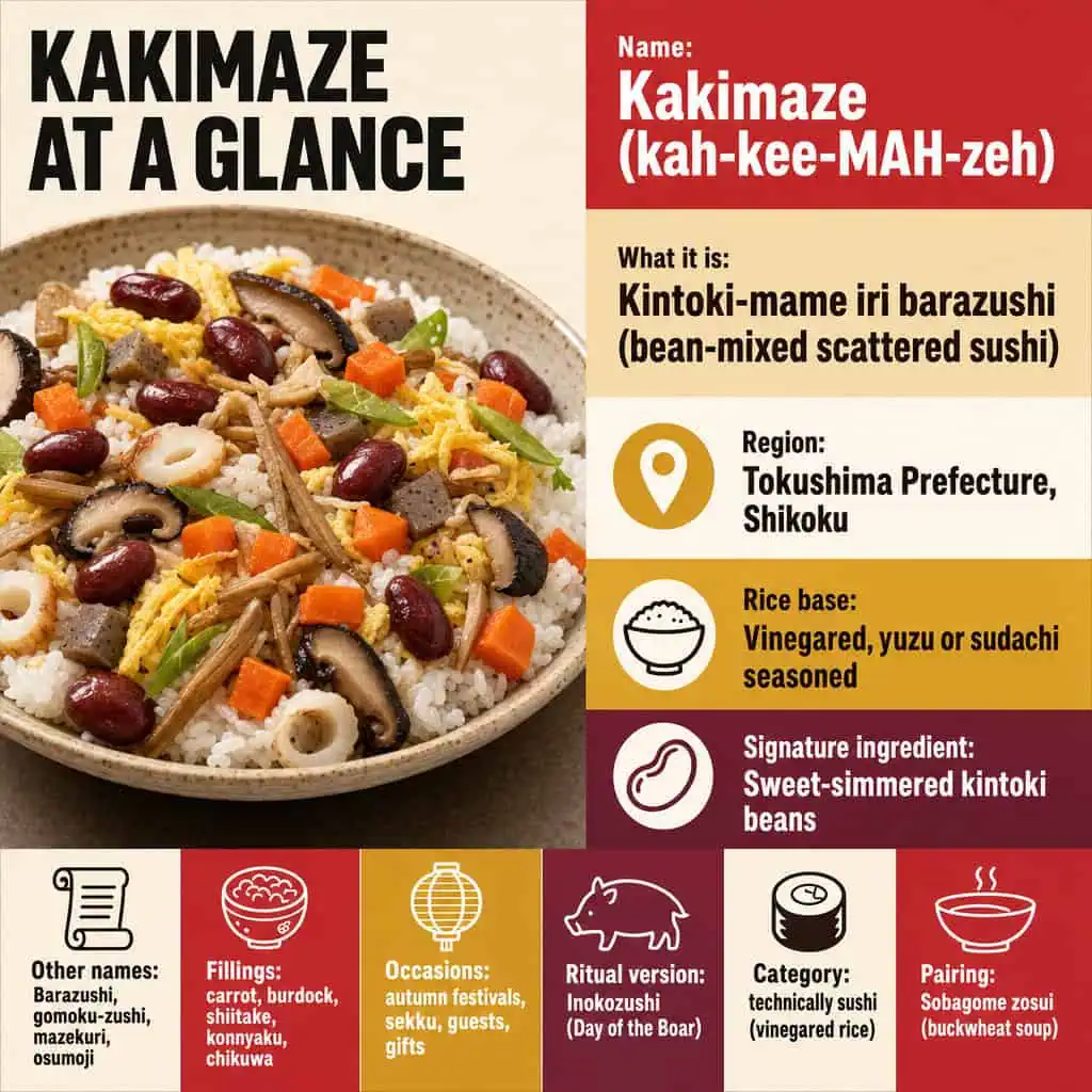 Kakimaze at a Glance
