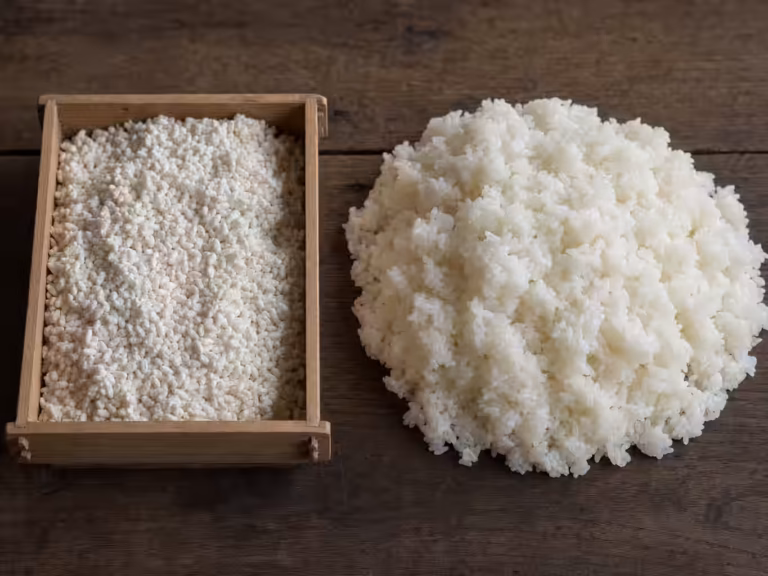 Koji Buai (麹歩合) : quelle part du riz devient du koji