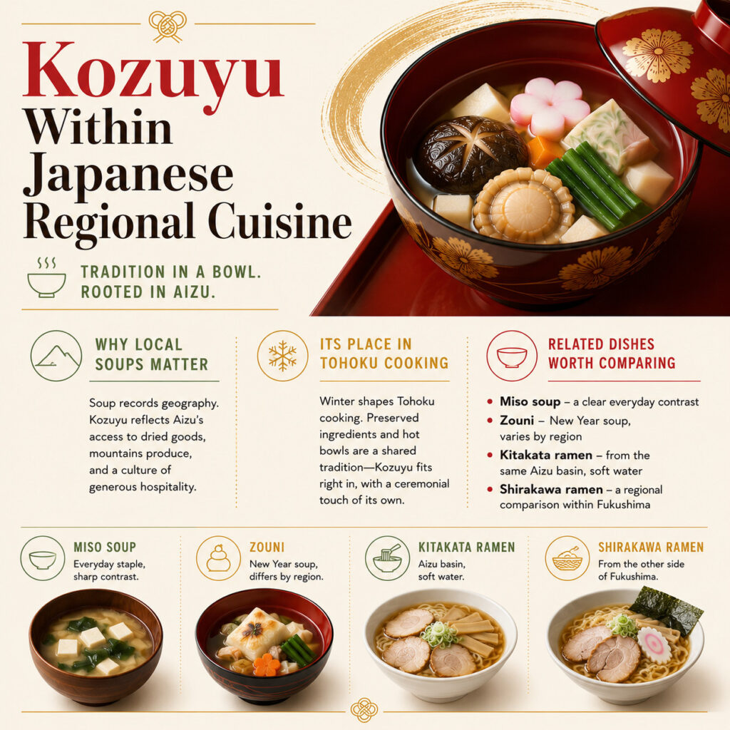Kozuyu Within Japanese Regional Cuisine