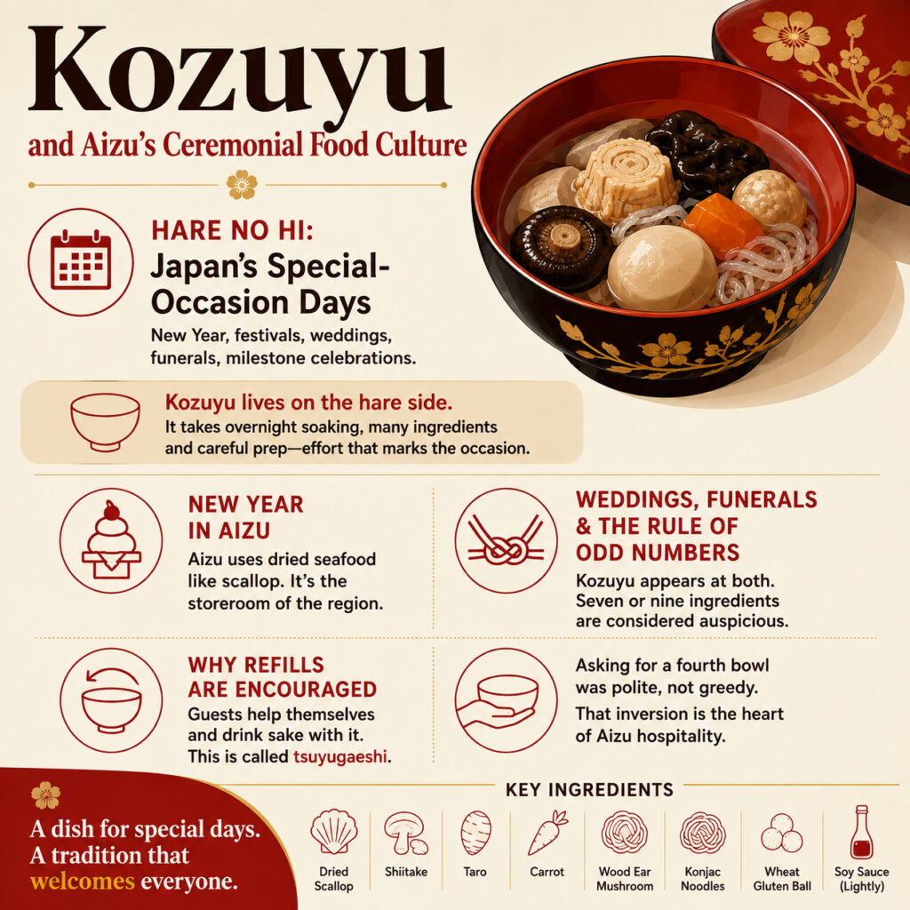 Kozuyu and Aizu's Ceremonial Food Culture