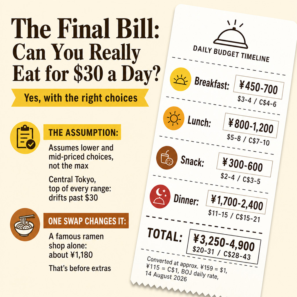 The Final Bill: Can You Really Eat for $30 a Day?