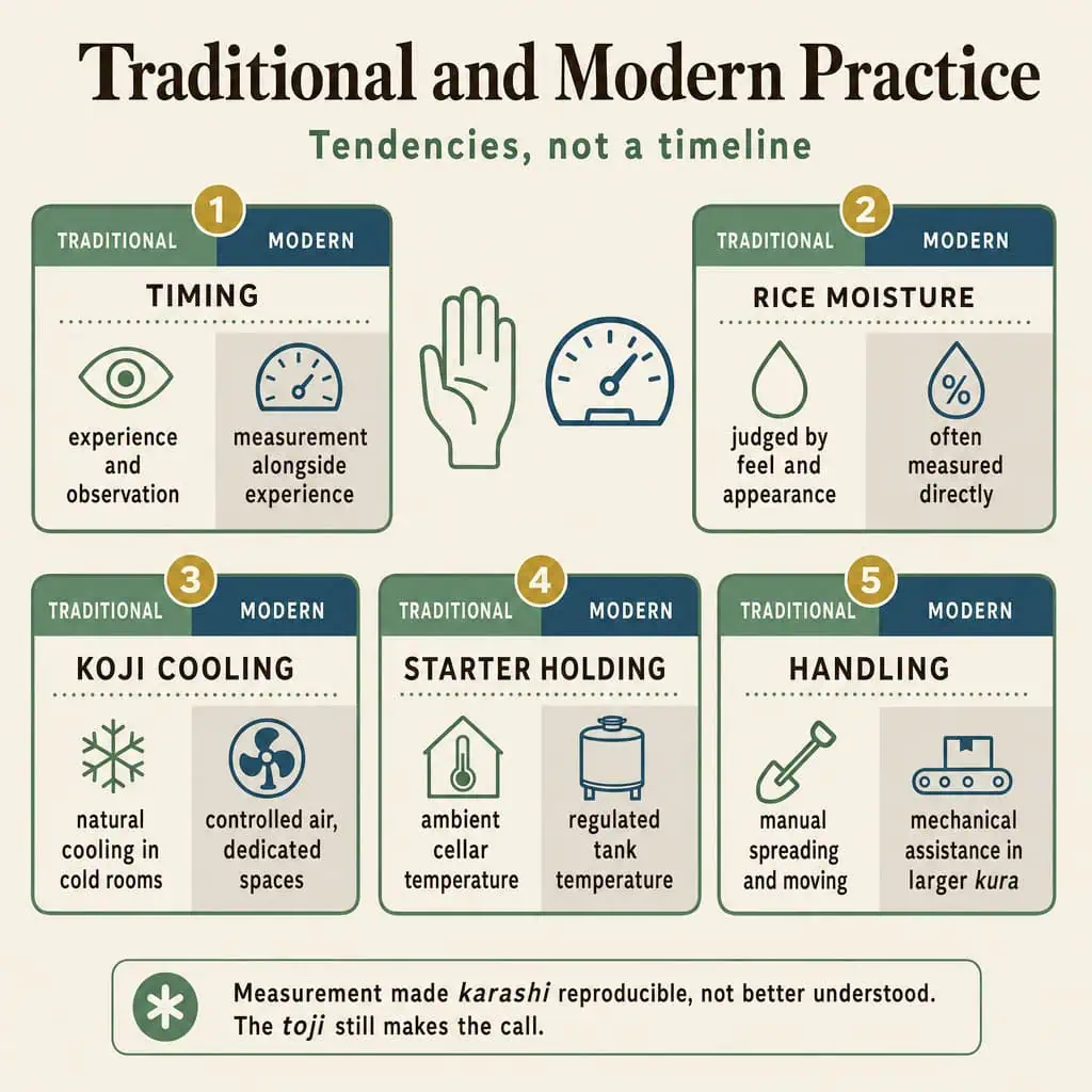 Traditional and Modern Practice
