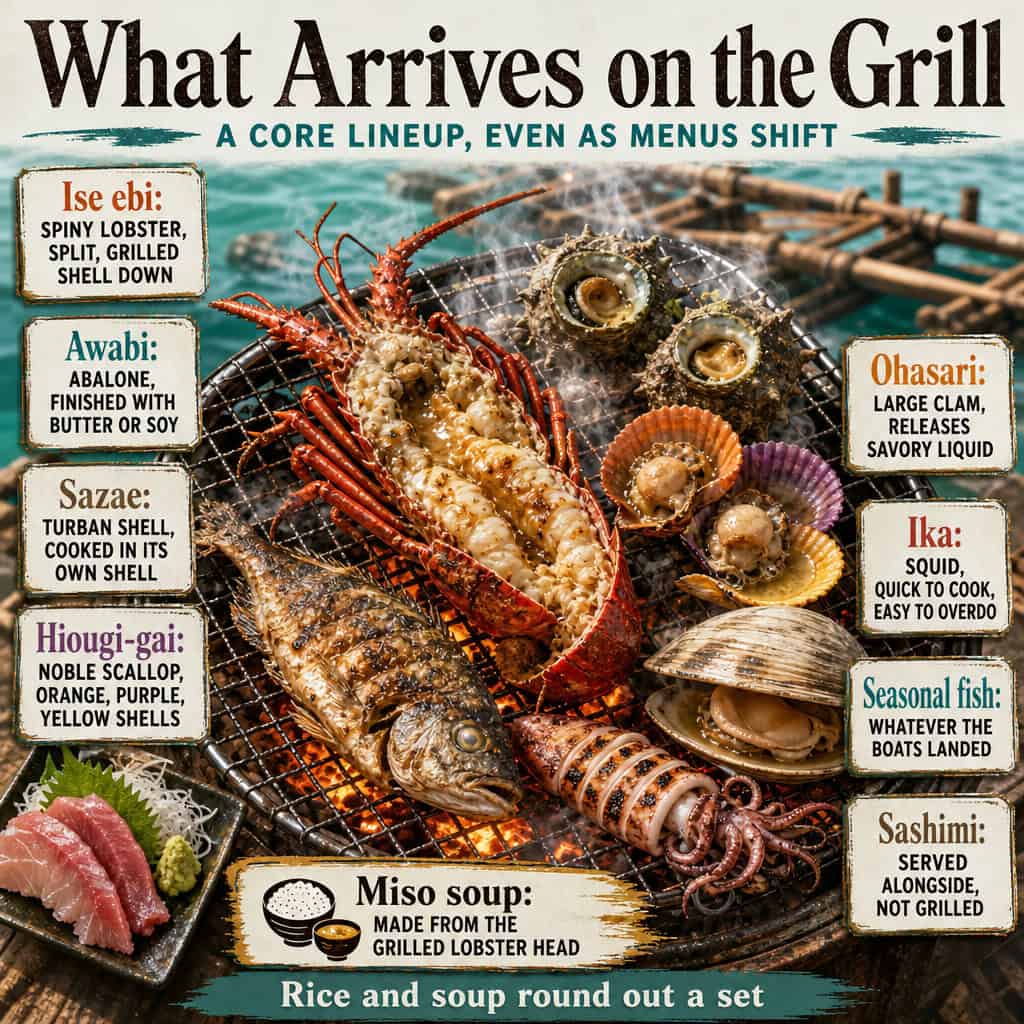 What Arrives on the Grill