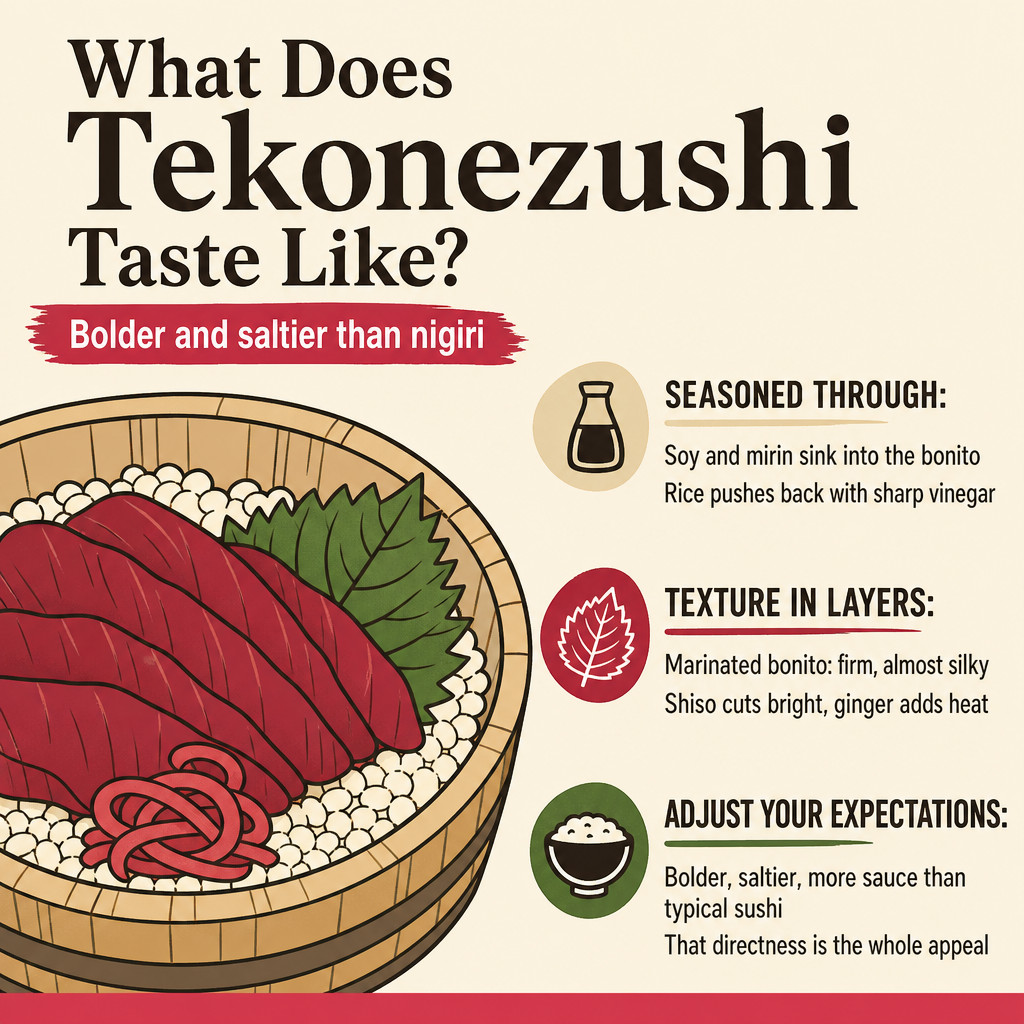 What Does Tekonezushi Taste Like?
