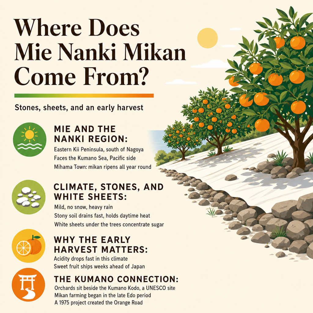 Where Does Mie Nanki Mikan Come From?