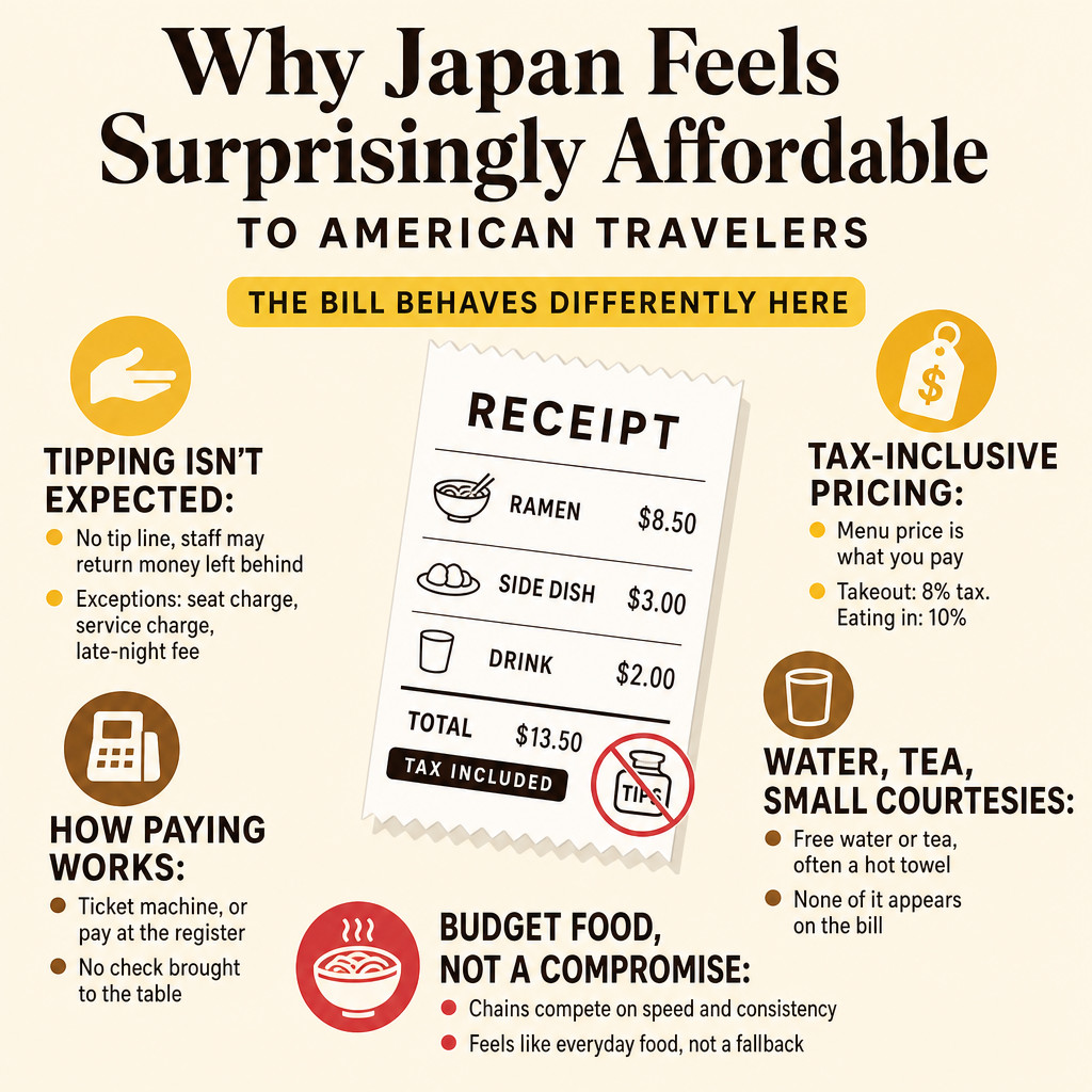 Why Japan Feels Surprisingly Affordable to American Travelers