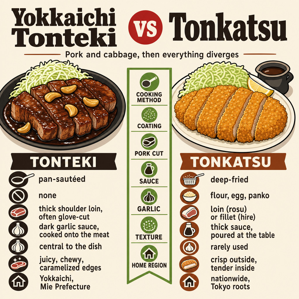 Yokkaichi Tonteki vs Tonkatsu