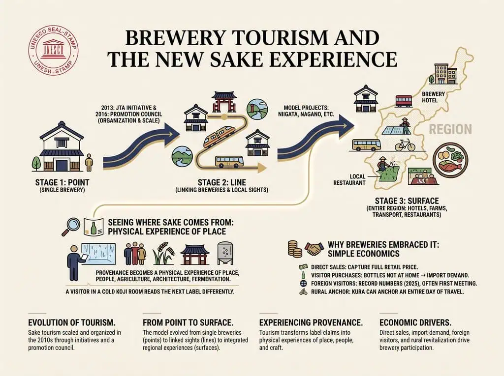 Brewery Tourism and the New Sake Experience