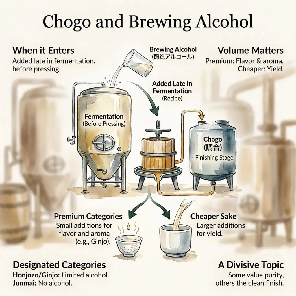 Chogo and Brewing Alcohol