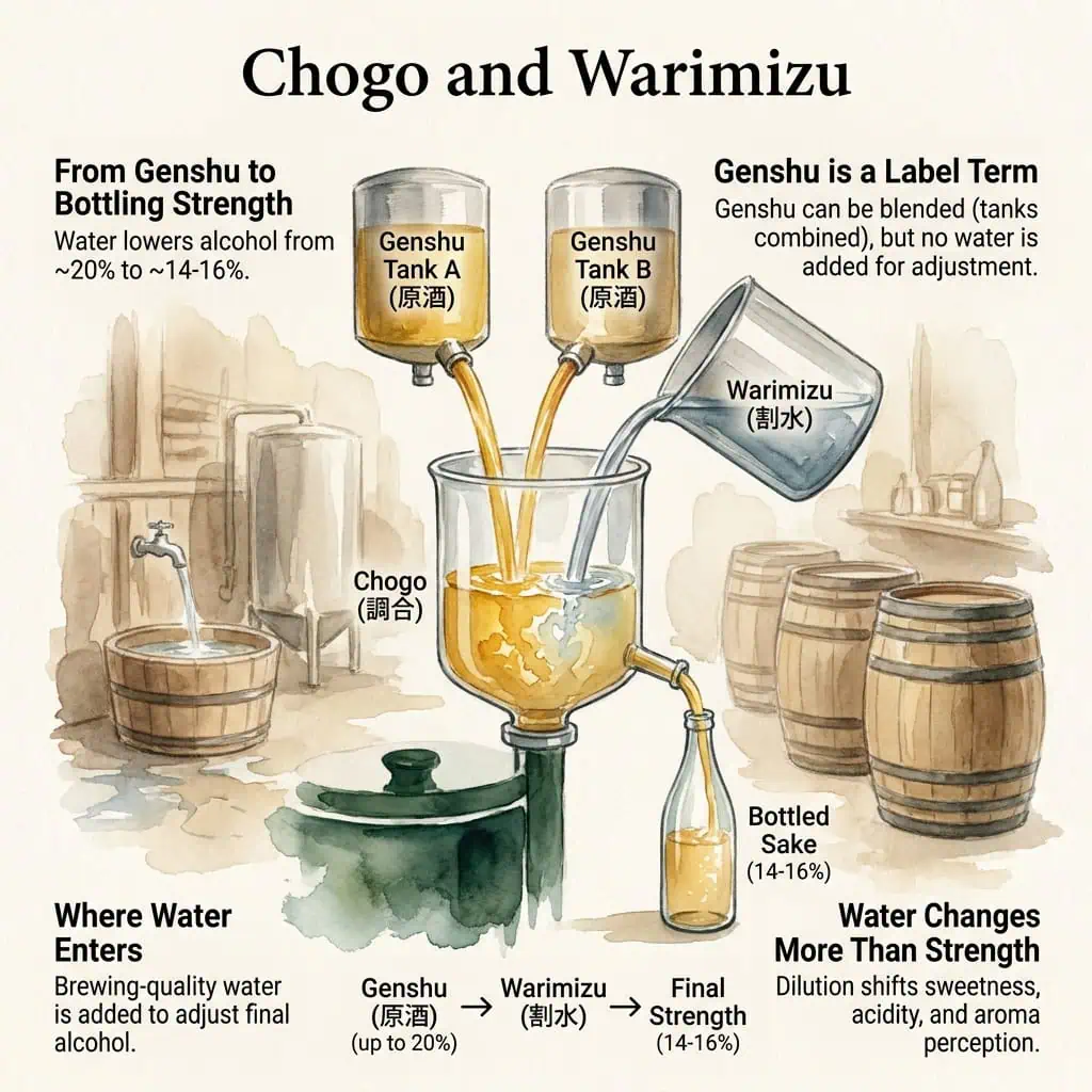Chogo and Warimizu