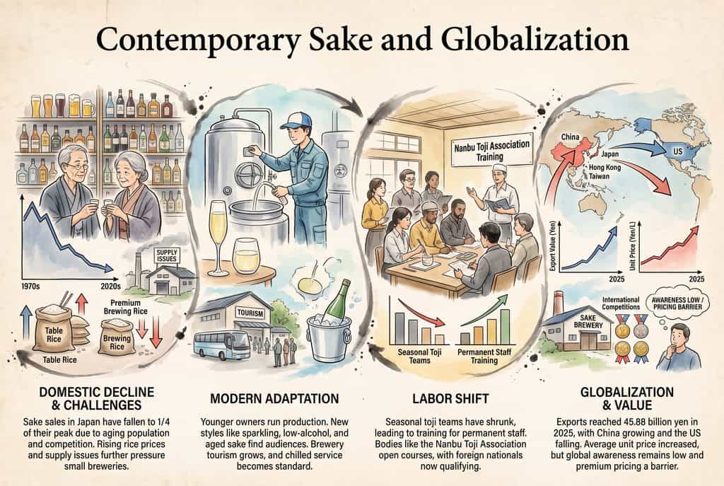 Contemporary Sake and Globalization