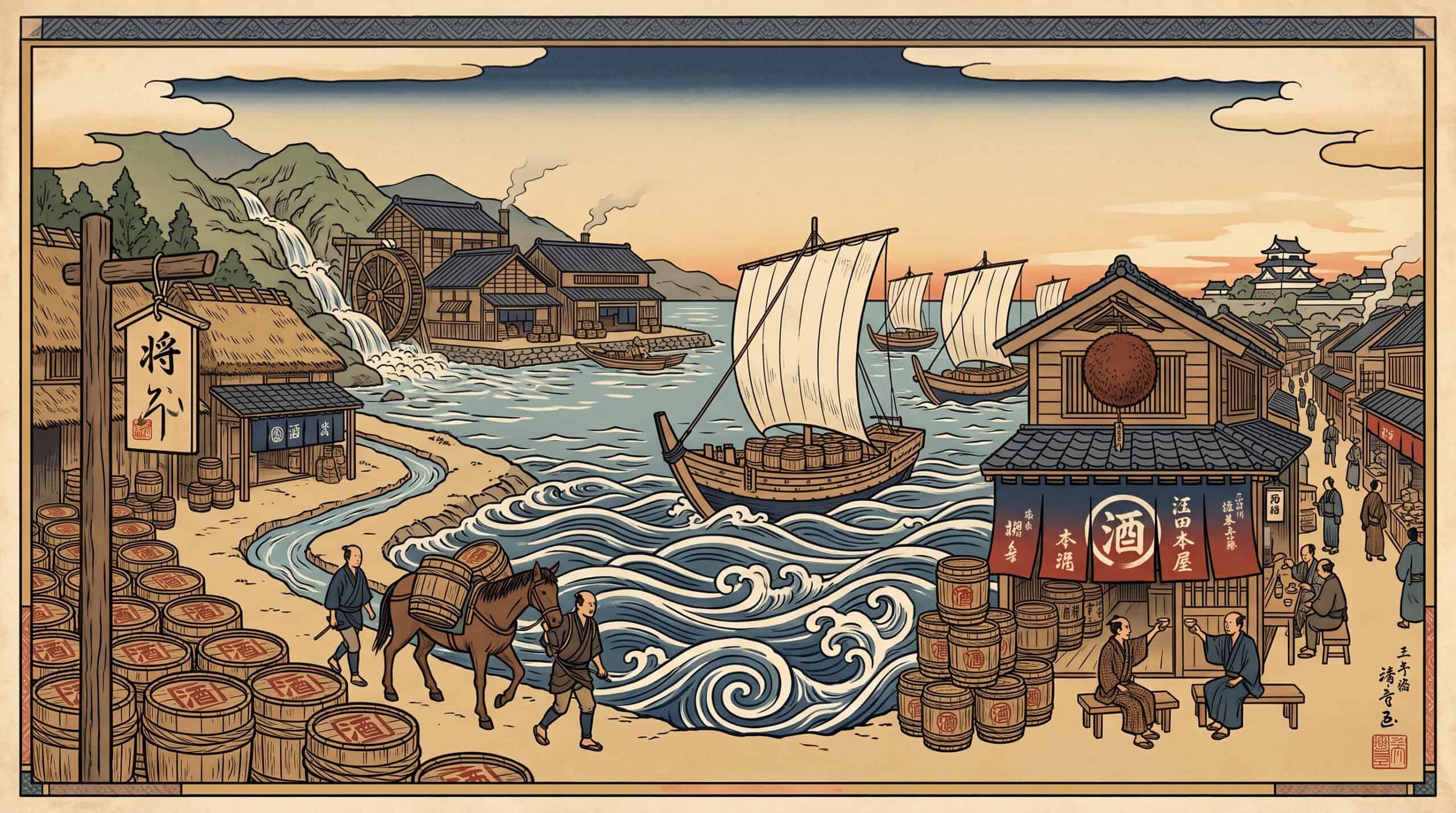 Edo Period Sake: How Brewing Became a Major Industry in Japan