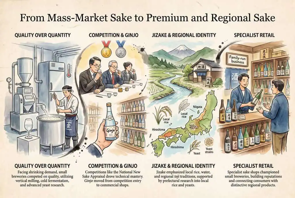 From Mass-Market Sake to Premium and Regional Sake