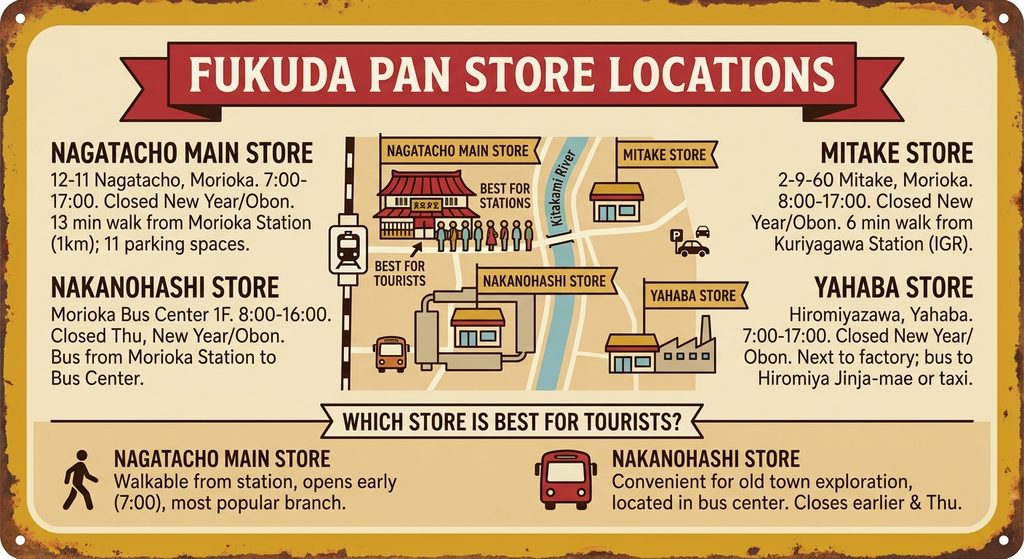 Fukuda Pan Store Locations