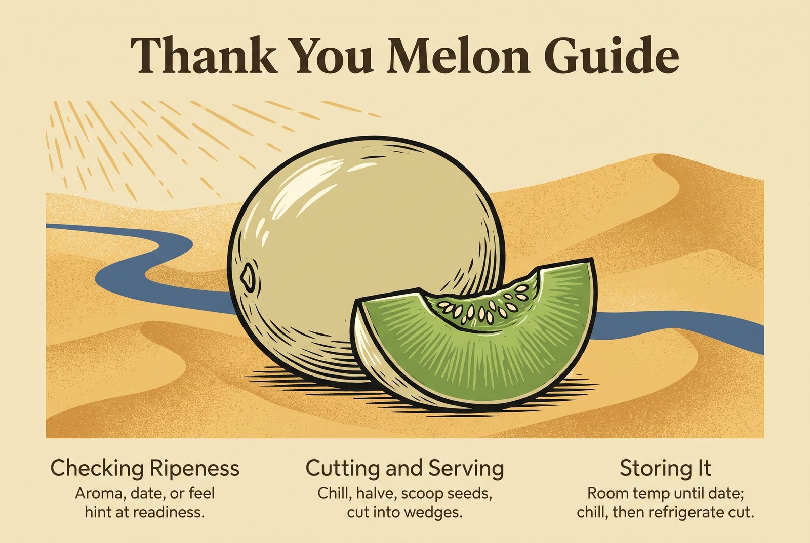 Cómo elegir, comer y guardar el Thank You Melon