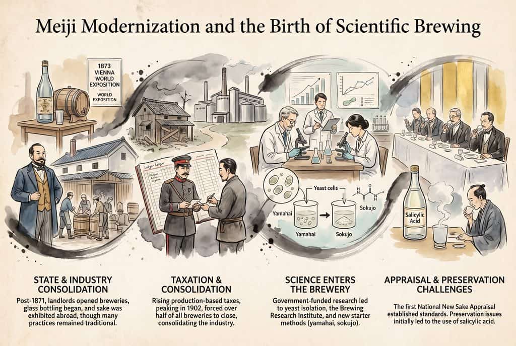 Meiji Modernization and the Birth of Scientific Brewing