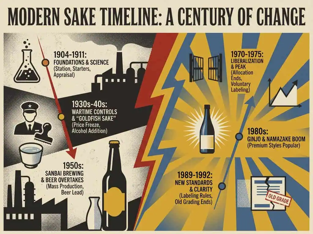 Modern Sake Timeline