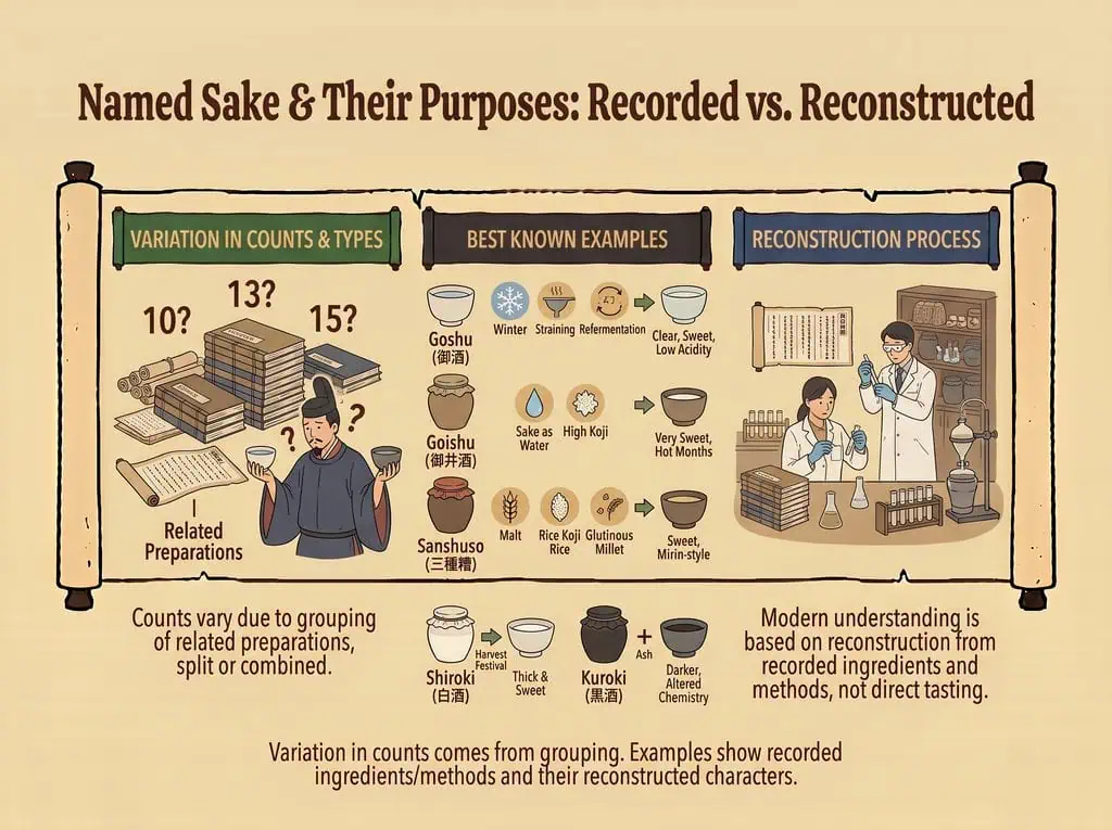Named Sake and Their Purposes
