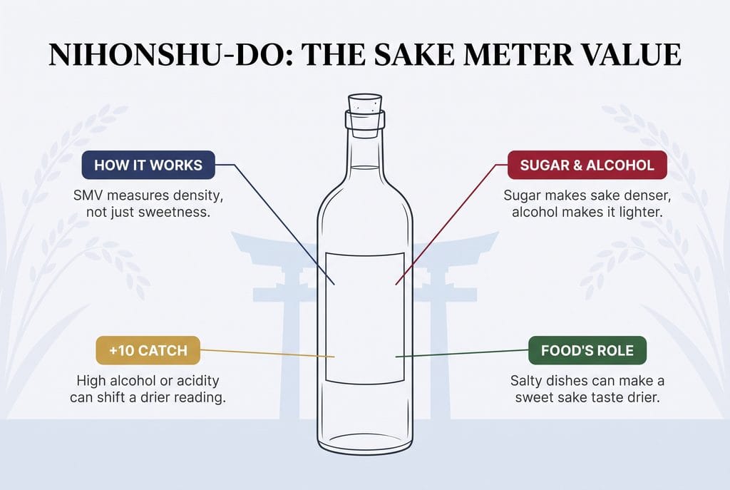 Nihonshu-do : la valeur du densimètre à saké