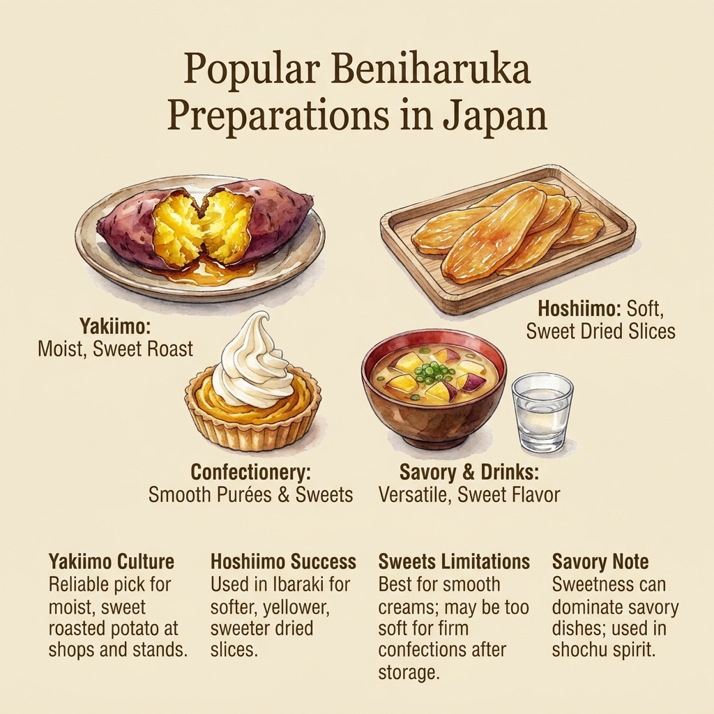 Popular Ways to Eat Beniharuka in Japan