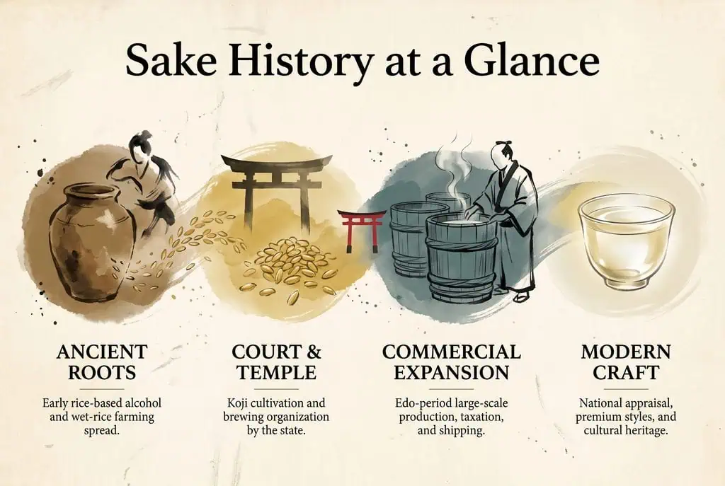 Sake History at a Glance