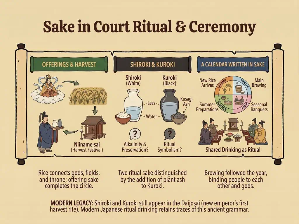 Sake in Court Ritual and Ceremony