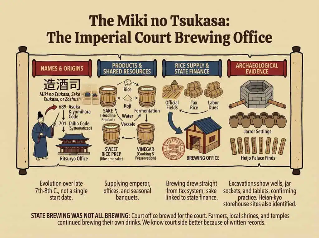 The Miki no Tsukasa: The Imperial Court Brewing Office