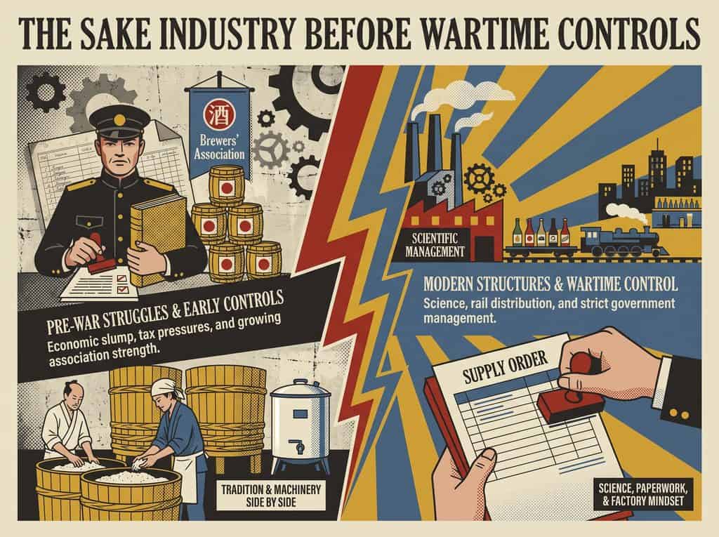 The Sake Industry Before Wartime Controls