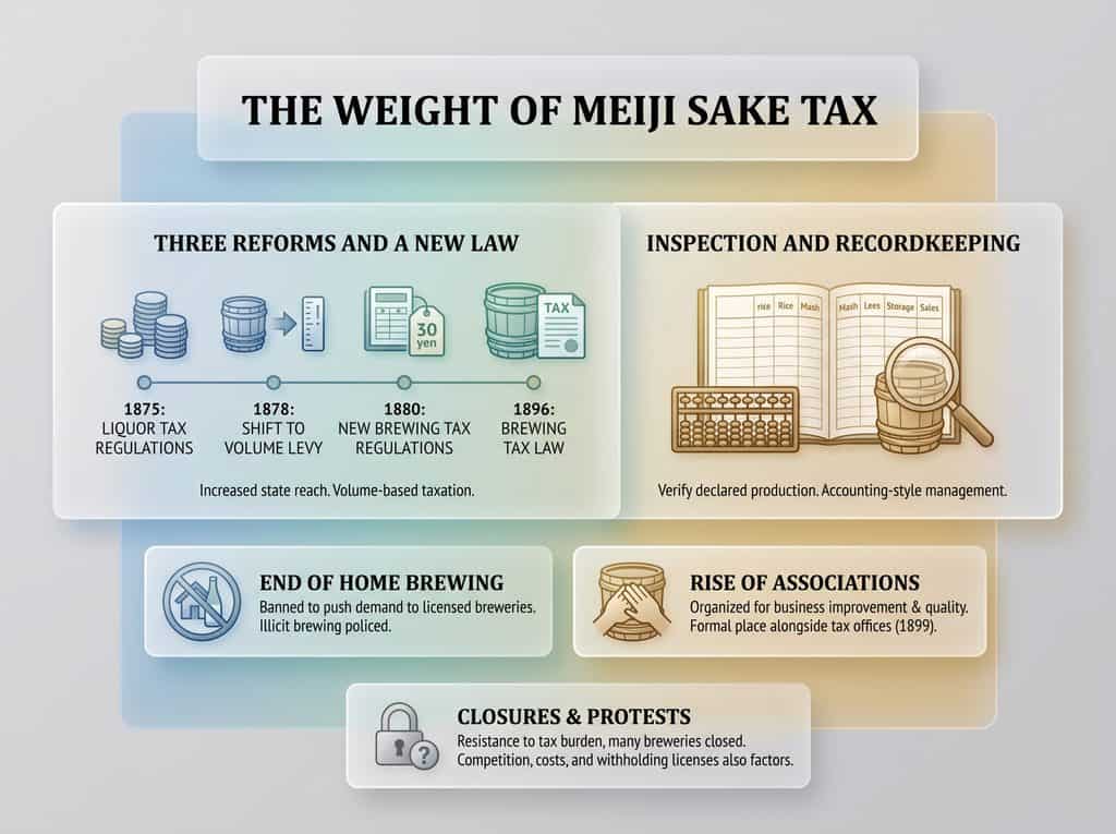 The Weight of Meiji Sake Tax