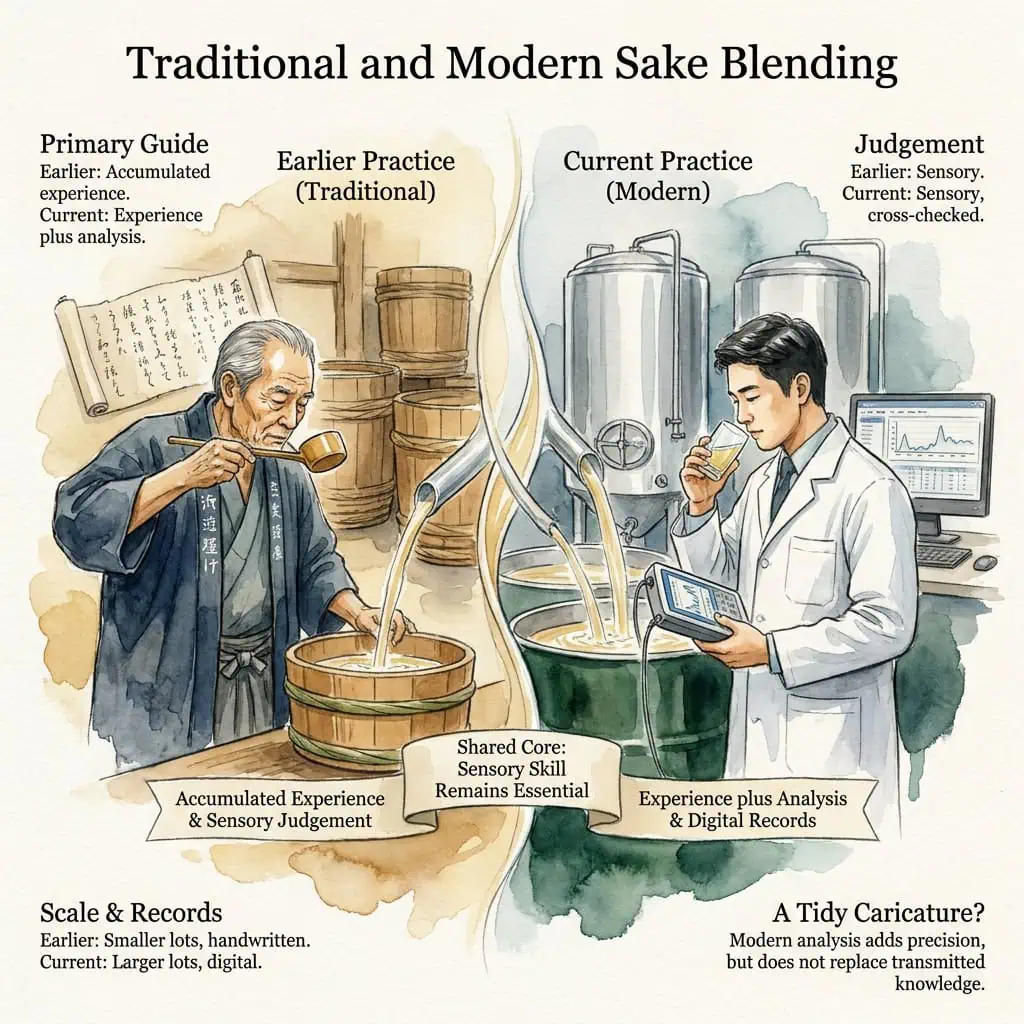 Traditional and Modern Sake Blending