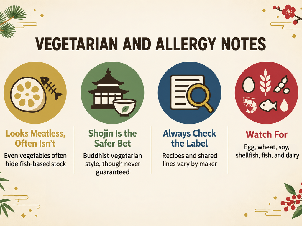 Vegetarian, Vegan, and Allergy Notes
