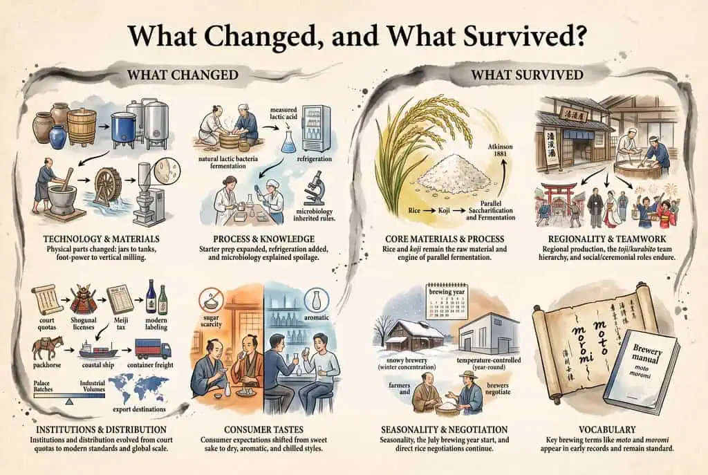 What Changed, and What Survived?