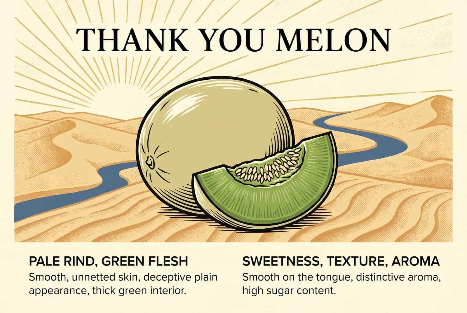 ¿Cómo es y a qué sabe el Thank You Melon?