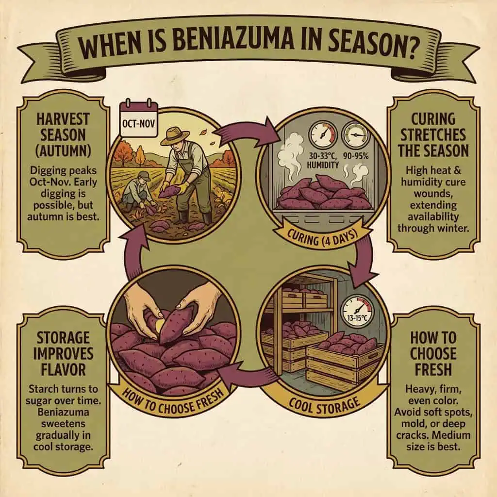 When Is Beniazuma in Season?