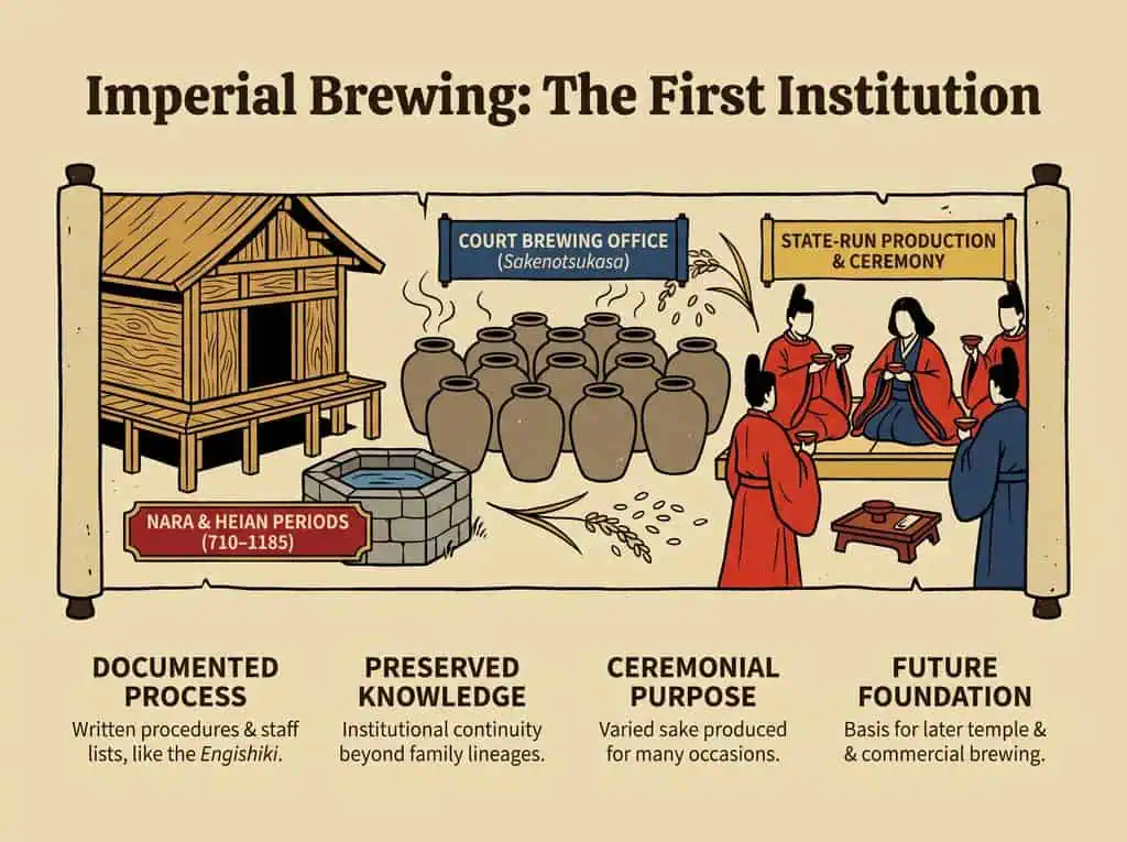 When Sake Became an Organized Institution