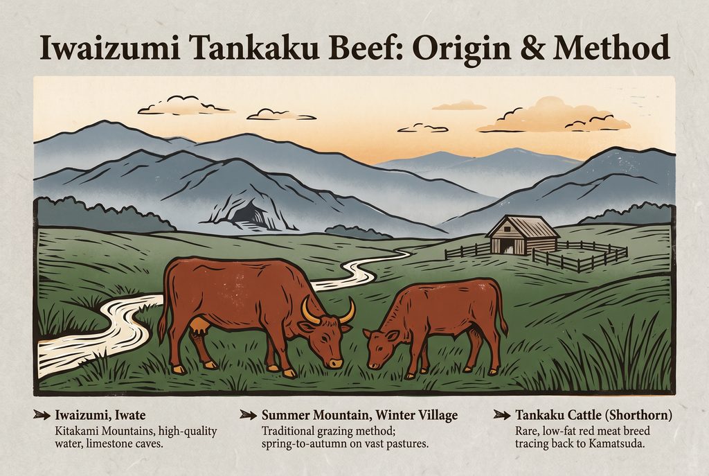 Where Does Iwaizumi Tankaku Beef Come From?