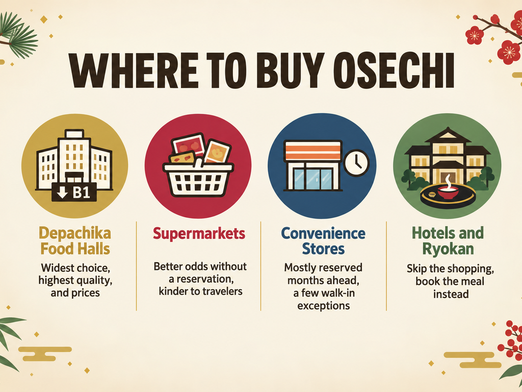 Where to Buy Osechi in Japan